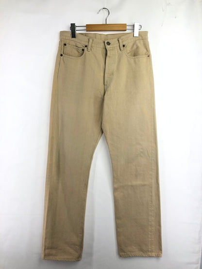 【中古品】【メンズ】 WAREHOUSE ウエアハウス STRAIGHT DENIM PANTS 旧タグ 501XXレプリカ ストレートデニム アメカジ 156-260823-su-09-tagh サイズ：33 カラー：ベージュ 万代Net店
