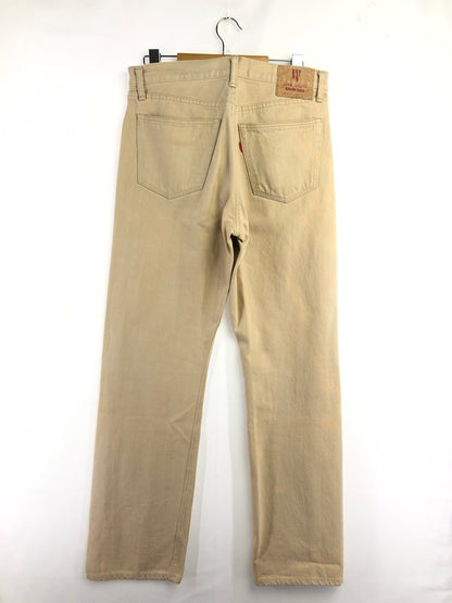 【中古品】【メンズ】 WAREHOUSE ウエアハウス STRAIGHT DENIM PANTS 旧タグ 501XXレプリカ ストレートデニム アメカジ 156-260823-su-09-tagh サイズ：33 カラー：ベージュ 万代Net店