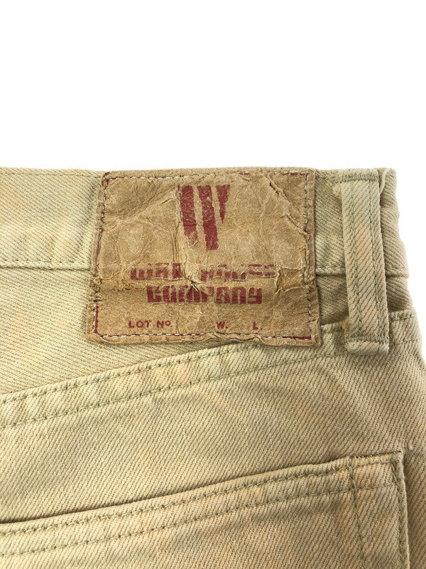 【中古品】【メンズ】 WAREHOUSE ウエアハウス STRAIGHT DENIM PANTS 旧タグ 501XXレプリカ ストレートデニム アメカジ 156-260823-su-09-tagh サイズ：33 カラー：ベージュ 万代Net店