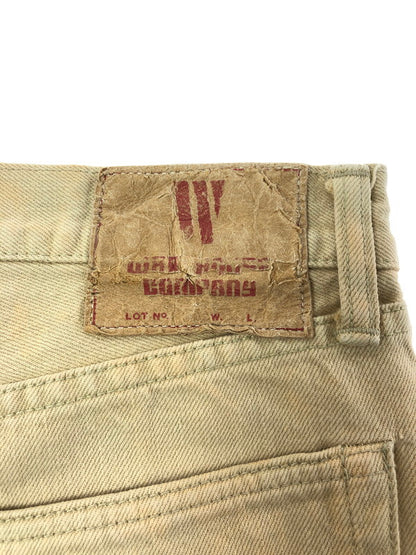 【中古品】【メンズ】 WAREHOUSE ウエアハウス STRAIGHT DENIM PANTS 旧タグ 501XXレプリカ ストレートデニム アメカジ 156-260823-su-09-tagh サイズ：33 カラー：ベージュ 万代Net店