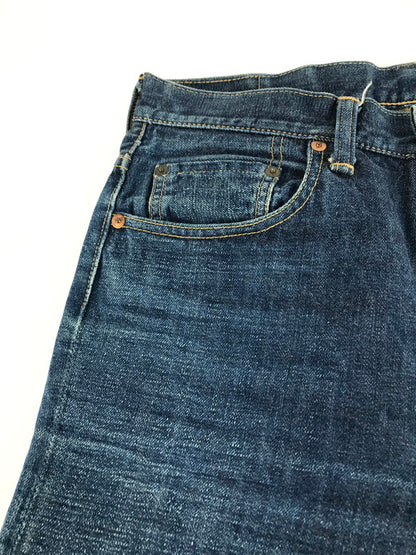 【中古品】【メンズ】 WAREHOUSE ウエアハウス STRAIGHT DENIM PANTS LOT1107 ストレート デニム パンツ ジーンズ ボトムス 156-250921-rt-19-tag サイズ：33 カラー：インディゴ 万代Net店