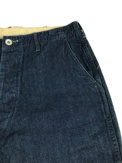 【中古品】【メンズ】 BUTTON FLY DENIM WIDE PANTS ボタンフライ デニム ワイドパンツ ジーンズ ボトムス 156-250921-rt-17-tag サイズ：33 カラー：インディゴ 万代Net店