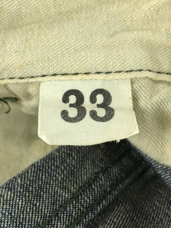 【中古品】【メンズ】 BUTTON FLY DENIM WIDE PANTS ボタンフライ デニム ワイドパンツ ジーンズ ボトムス 156-250921-rt-17-tag サイズ：33 カラー：インディゴ 万代Net店