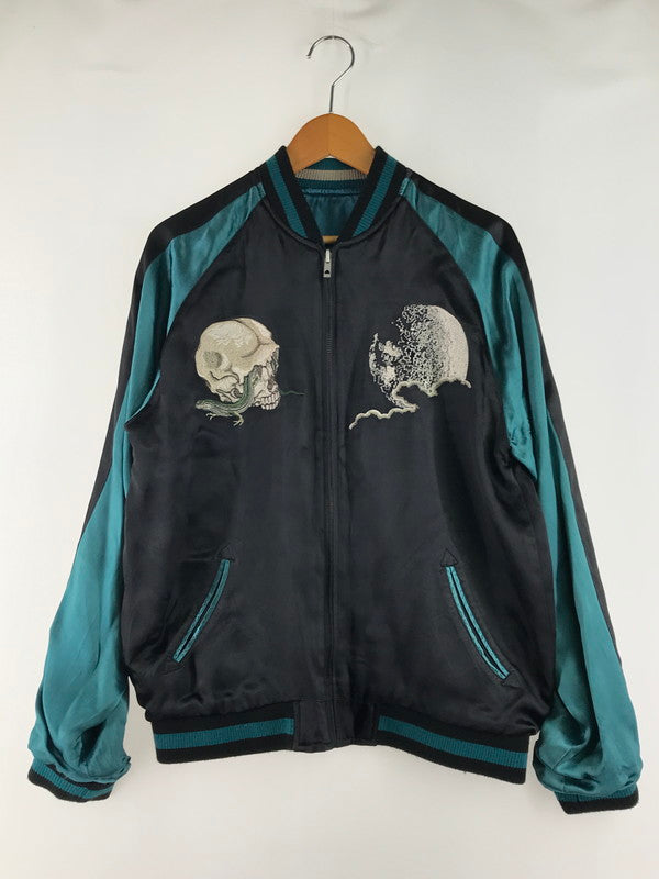 【中古品】 HANATABI BAND 花旅楽団 SKULL x RED SPIDER LILY SUKAJAN 髑髏×彼岸花 スカジャン 145-250918-rt-20-tag サイズ：M カラー：マルチカラー 万代Net店