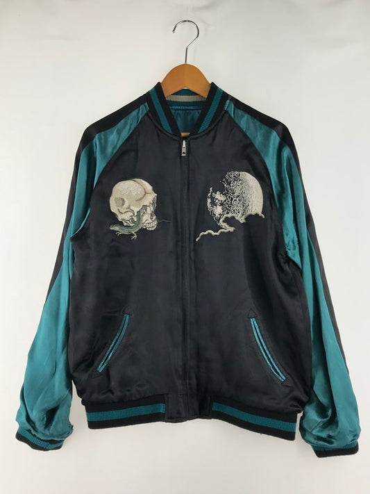 【中古品】 HANATABI BAND 花旅楽団 SKULL x RED SPIDER LILY SUKAJAN 髑髏×彼岸花 スカジャン 145-250918-rt-20-tag サイズ：M カラー：マルチカラー 万代Net店