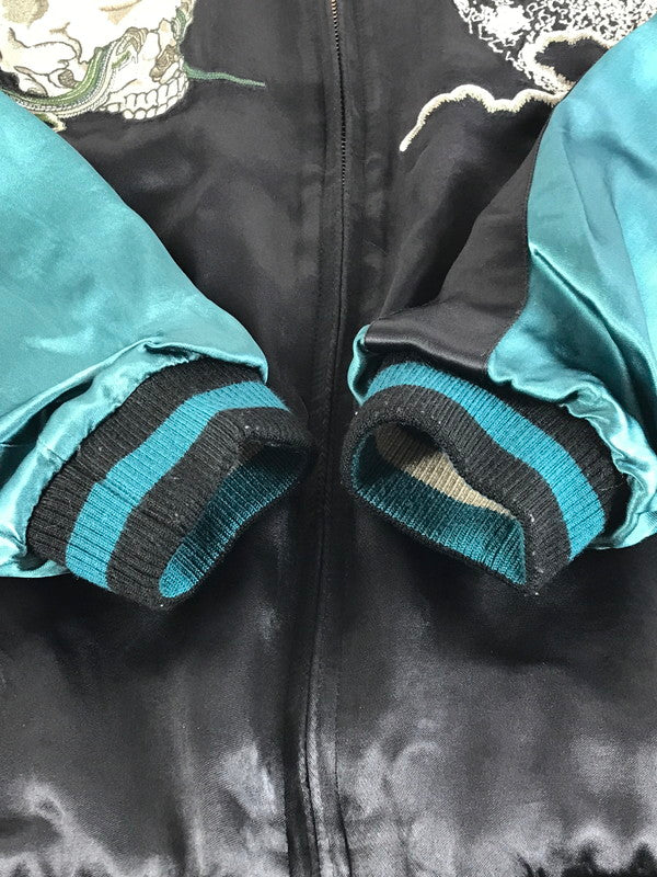 【中古品】 HANATABI BAND 花旅楽団 SKULL x RED SPIDER LILY SUKAJAN 髑髏×彼岸花 スカジャン 145-250918-rt-20-tag サイズ：M カラー：マルチカラー 万代Net店