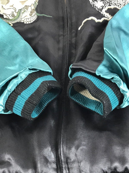 【中古品】 HANATABI BAND 花旅楽団 SKULL x RED SPIDER LILY SUKAJAN 髑髏×彼岸花 スカジャン 145-250918-rt-20-tag サイズ：M カラー：マルチカラー 万代Net店