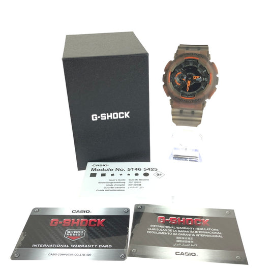 【中古品】【メンズ】 G-SHOCK ジーショック ANALOG-DIGITAL 110 SERIES GA-110LS-1AJF アナログ デジタル クォーツ 腕時計 時計 196-250925-rt-28-tag カラー：クリアブラック 万代Net店