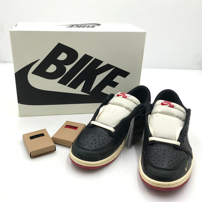 【中古品】【メンズ】 NIKE ナイキ × NIGEL SYLVESTER AIR JORDAN 1 RETRO LOW OG BETTER WITH TIME IB8958-001 エアジョーダン1 レトロ ロー スニーカー 160-250928-rt-06-tag サイズ：28cm カラー：BLACK/MUSLIN 万代Net店