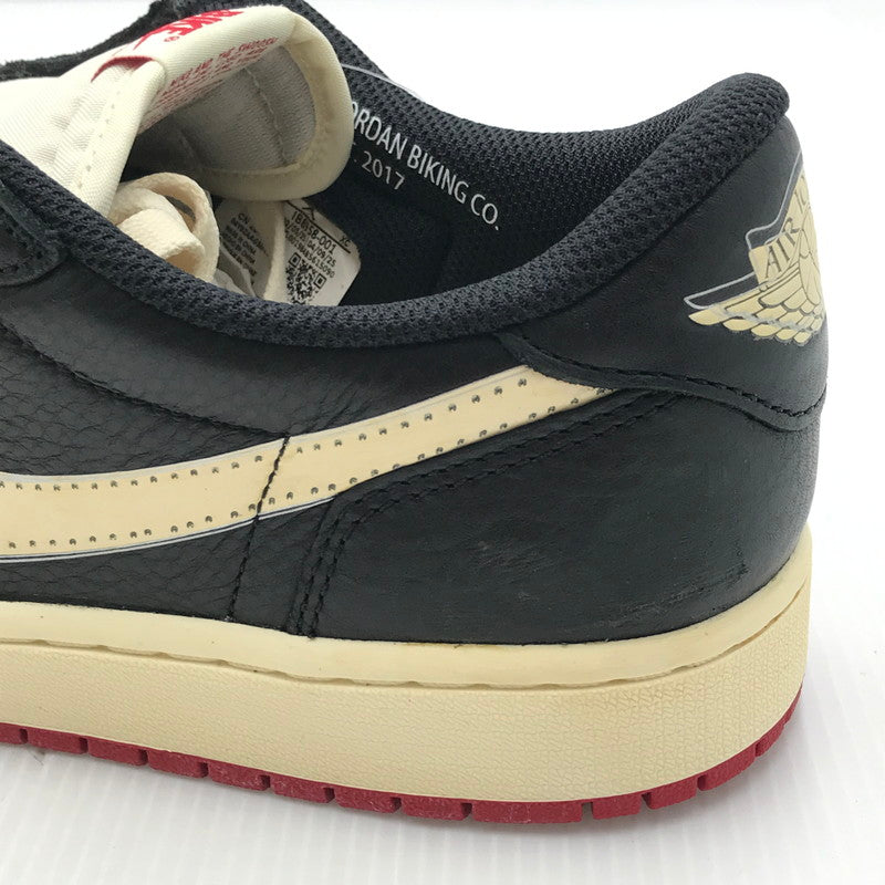 【中古品】【メンズ】 NIKE ナイキ × NIGEL SYLVESTER AIR JORDAN 1 RETRO LOW OG BETTER WITH TIME IB8958-001 エアジョーダン1 レトロ ロー スニーカー 160-250928-rt-06-tag サイズ：28cm カラー：BLACK/MUSLIN 万代Net店