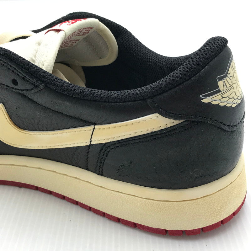 【中古品】【メンズ】 NIKE ナイキ × NIGEL SYLVESTER AIR JORDAN 1 RETRO LOW OG BETTER WITH TIME IB8958-001 エアジョーダン1 レトロ ロー スニーカー 160-250928-rt-06-tag サイズ：28cm カラー：BLACK/MUSLIN 万代Net店