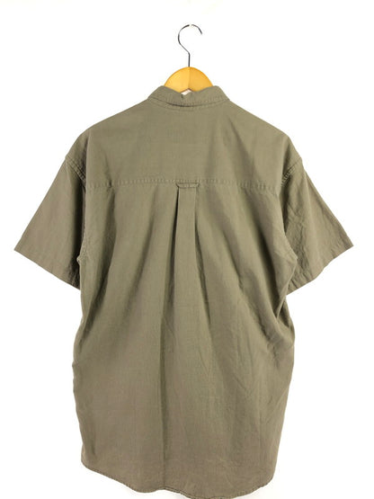 【中古品】【メンズ】 80's LINEN COTTON S/S SHIRT 80年代 リネン コットン ショートスリーブ シャツ トップス 146-260410-rt-17-tag サイズ：M カラー：ベージュ系 万代Net店