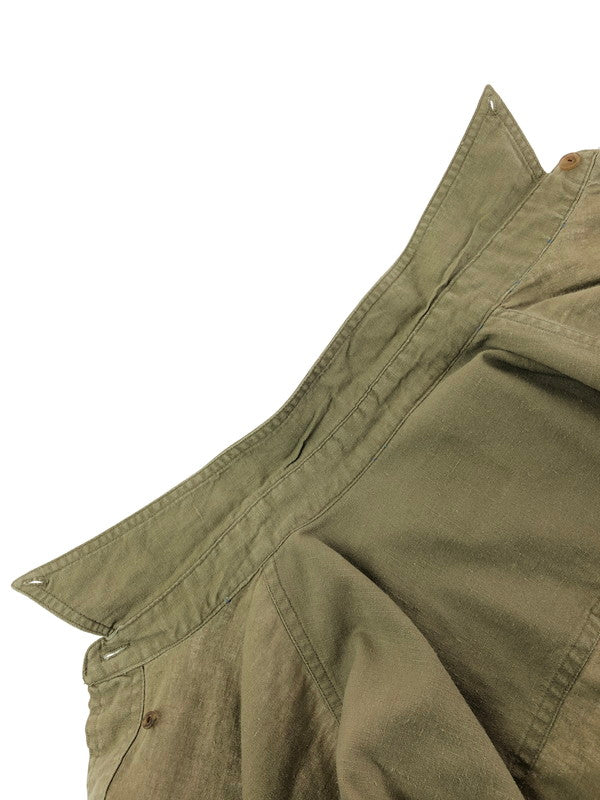【中古品】【メンズ】 80's LINEN COTTON S/S SHIRT 80年代 リネン コットン ショートスリーブ シャツ トップス 146-260410-rt-17-tag サイズ：M カラー：ベージュ系 万代Net店