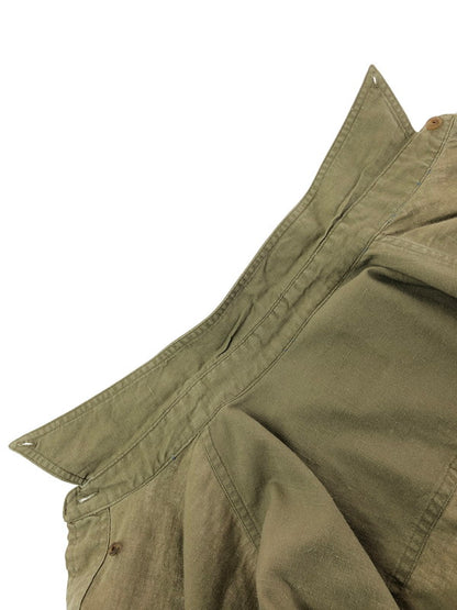 【中古品】【メンズ】 80's LINEN COTTON S/S SHIRT 80年代 リネン コットン ショートスリーブ シャツ トップス 146-260410-rt-17-tag サイズ：M カラー：ベージュ系 万代Net店