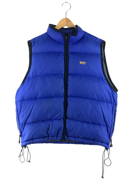 【中古品】 EBTEK EDDIE BAUER エブテック エディバウアー DOWN VEST ダウンベスト ライトアウター 146-250918-rt-02-tag サイズ：M カラー：ブルー 万代Net店
