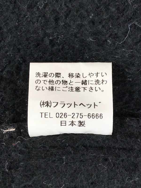 【中古品】THE FLAT HEAD ザフラットヘッド GLORYPARK SWEAT STADIUM JACKET グローリーパーク スウェット スタジアムジャケット 145-250918-rt-17-tag サイズ：38 カラー：ブラック 万代Net店