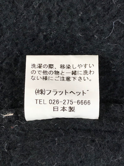 【中古品】THE FLAT HEAD ザフラットヘッド GLORYPARK SWEAT STADIUM JACKET グローリーパーク スウェット スタジアムジャケット 145-250918-rt-17-tag サイズ：38 カラー：ブラック 万代Net店