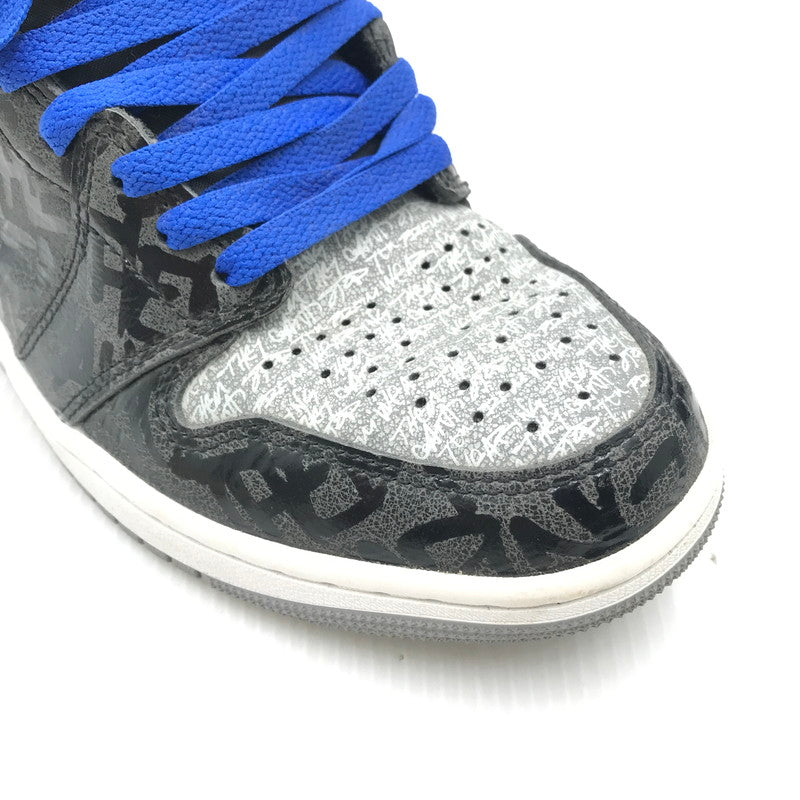 【中古品】【メンズ】 NIKE ナイキ AIR JORDAN 1 HIGH OG 555088-036 エアジョーダン 1 ハイ スニーカー 靴 160-250917-na-13-tag サイズ：26cm US 8 カラー："REBELLIONAIRE" BLACK/WHITE-PARTICLE GREY 万代Net店