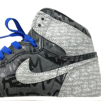 【中古品】【メンズ】 NIKE ナイキ AIR JORDAN 1 HIGH OG 555088-036 エアジョーダン 1 ハイ スニーカー 靴 160-250917-na-13-tag サイズ：26cm US 8 カラー："REBELLIONAIRE" BLACK/WHITE-PARTICLE GREY 万代Net店