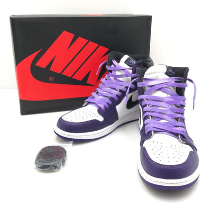 【中古品】【メンズ】 NIKE ナイキ AIR JORDAN HIGH OG 555088-500 エアジョーダン1 レトロ ハイ OG スニーカー 靴 160-250925-rt-15-tag サイズ：28.5cm US 10.5 カラー：COURT PURPLE/BLACK-WHITE 万代Net店