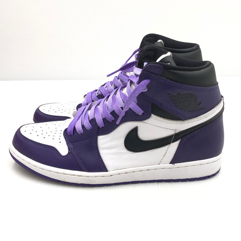 【中古品】【メンズ】 NIKE ナイキ AIR JORDAN HIGH OG 555088-500 エアジョーダン1 レトロ ハイ OG スニーカー 靴 160-250925-rt-15-tag サイズ：28.5cm US 10.5 カラー：COURT PURPLE/BLACK-WHITE 万代Net店