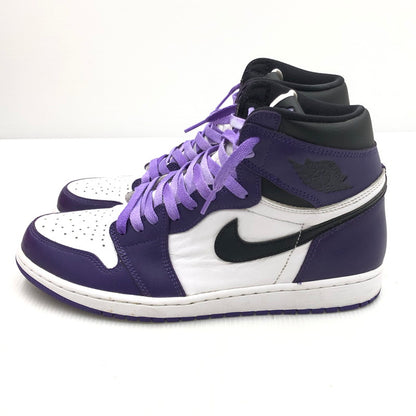 【中古品】【メンズ】 NIKE ナイキ AIR JORDAN HIGH OG 555088-500 エアジョーダン1 レトロ ハイ OG スニーカー 靴 160-250925-rt-15-tag サイズ：28.5cm US 10.5 カラー：COURT PURPLE/BLACK-WHITE 万代Net店