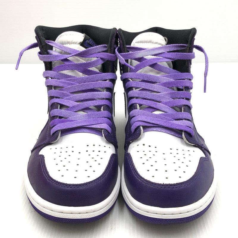 【中古品】【メンズ】 NIKE ナイキ AIR JORDAN HIGH OG 555088-500 エアジョーダン1 レトロ ハイ OG スニーカー 靴 160-250925-rt-15-tag サイズ：28.5cm US 10.5 カラー：COURT PURPLE/BLACK-WHITE 万代Net店