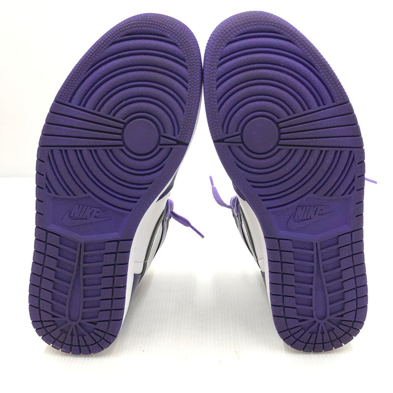 【中古品】【メンズ】 NIKE ナイキ AIR JORDAN HIGH OG 555088-500 エアジョーダン1 レトロ ハイ OG スニーカー 靴 160-250925-rt-15-tag サイズ：28.5cm US 10.5 カラー：COURT PURPLE/BLACK-WHITE 万代Net店