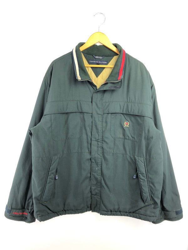 【現状渡し品】【メンズ】 TOMMY HILFIGER トミーヒルフィガー 00's WINTER ZIP-UP HEAVY COAT GREEN HWA-SZC 2000年代 ヘビーコート 146-260823-su-05-tagh サイズ：XXL カラー：グリーン 万代Net店