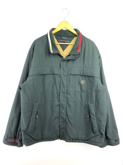 【現状渡し品】【メンズ】 TOMMY HILFIGER トミーヒルフィガー 00's WINTER ZIP-UP HEAVY COAT GREEN HWA-SZC 2000年代 ヘビーコート 146-260823-su-05-tagh サイズ：XXL カラー：グリーン 万代Net店