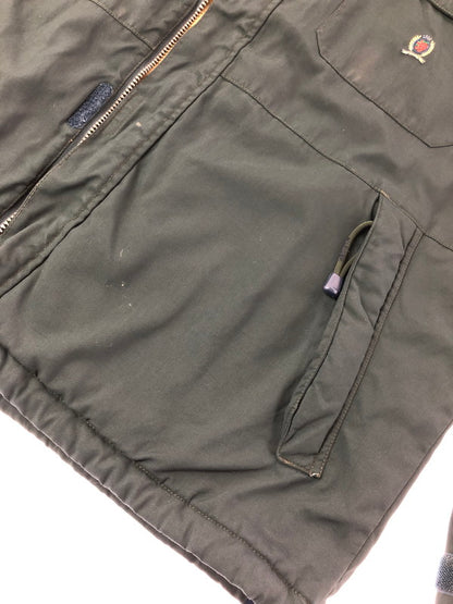 【現状渡し品】【メンズ】 TOMMY HILFIGER トミーヒルフィガー 00's WINTER ZIP-UP HEAVY COAT GREEN HWA-SZC 2000年代 ヘビーコート 146-260823-su-05-tagh サイズ：XXL カラー：グリーン 万代Net店
