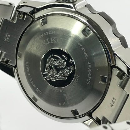 【中古品】【メンズ】 SEIKO セイコー PROSPEX DIVER SCUBA 4R36-08C0 SBDY045 プロスペックス ダイバー スキューバ デイデイト オートマティック 腕時計 余りコマ5個 197-251018-na-02-tag カラー：シルバー 万代Net店