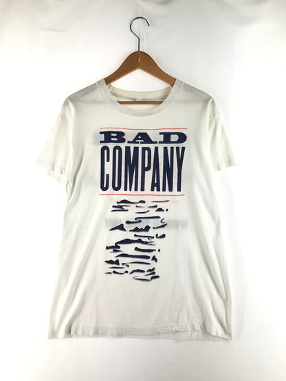 【中古品】【メンズ】 BAD COMPANY バッド・カンパニー 90's HOLY WATE WORLD TOUR TEE ホーリーウォーターワールドツアー Tシャツ 半袖Tシャツ トップス 146-250927-rt-01-tag サイズ：不明 カラー：ホワイト 万代Net店