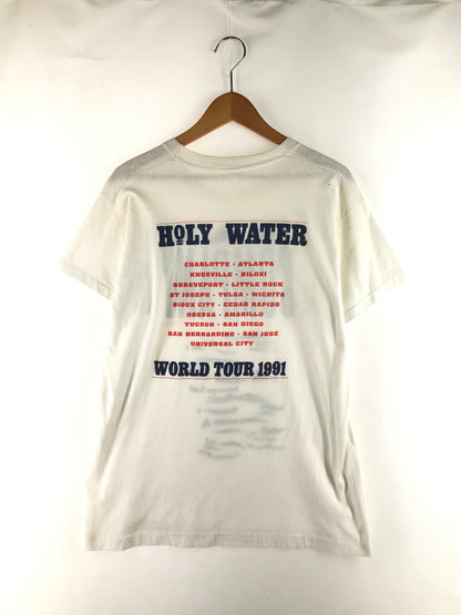 【中古品】【メンズ】 BAD COMPANY バッド・カンパニー 90's HOLY WATE WORLD TOUR TEE ホーリーウォーターワールドツアー Tシャツ 半袖Tシャツ トップス 146-250927-rt-01-tag サイズ：不明 カラー：ホワイト 万代Net店