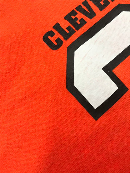 【中古品】【メンズ】 CHAMPION チャンピオン 80's CLEVELAND BROWNS FOOTBALL S/S TEE 80年代 フットボール Tシャツ 半袖Tシャツ トリコタグ前期 146-260511-ty-01-tagh サイズ：XL カラー：オレンジ 万代Net店