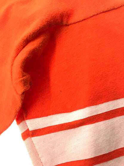 【中古品】【メンズ】 CHAMPION チャンピオン 80's CLEVELAND BROWNS FOOTBALL S/S TEE 80年代 フットボール Tシャツ 半袖Tシャツ トリコタグ前期 146-260511-ty-01-tagh サイズ：XL カラー：オレンジ 万代Net店