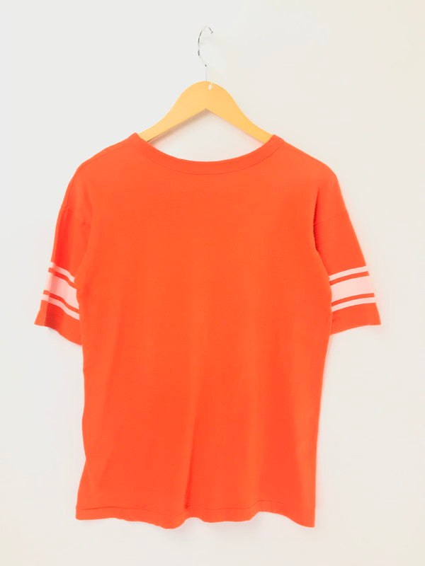 【中古品】【メンズ】 CHAMPION チャンピオン 80's CLEVELAND BROWNS FOOTBALL S/S TEE 80年代 フットボール Tシャツ 半袖Tシャツ トリコタグ前期 146-260511-ty-01-tagh サイズ：XL カラー：オレンジ 万代Net店