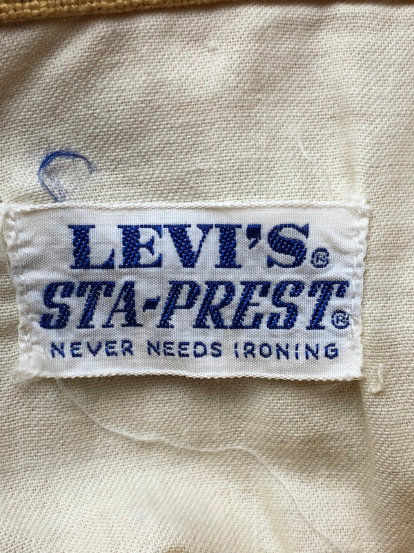 【中古品】【メンズ】 STA-PREST 60～70's BIG E FLARE PANTS ステイ プレスト 60～70年代 ビッグE フレア パンツ ボトムス 157-250922-rt-06-tag サイズ：不明 カラー：イエロー 万代Net店