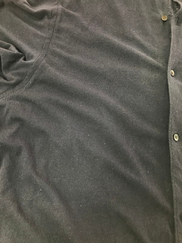 【中古品】【メンズ】 COMOLI コモリ 24SS JERSEY COMOLI SHIRT Z01－05015 ジャージー コモリ シャツ 140-260522-rt-17-tagh サイズ：2 カラー：ネイビー 万代Net店