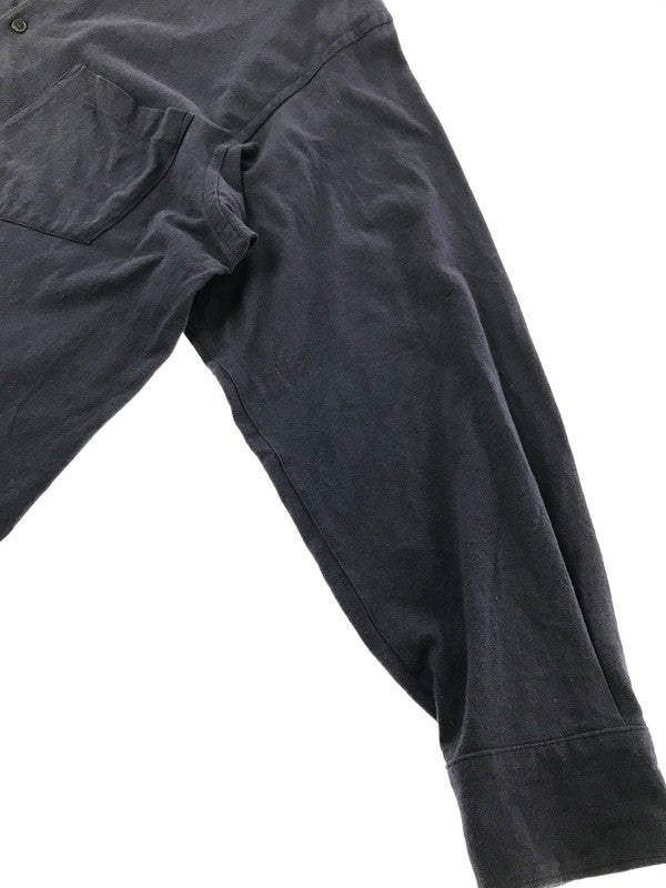 【中古品】【メンズ】 COMOLI コモリ 24SS JERSEY COMOLI SHIRT Z01－05015 ジャージー コモリ シャツ 140-260522-rt-17-tagh サイズ：2 カラー：ネイビー 万代Net店