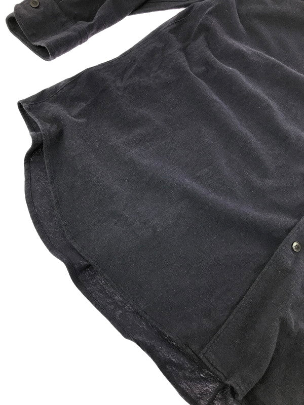 【中古品】【メンズ】 COMOLI コモリ 24SS JERSEY COMOLI SHIRT Z01－05015 ジャージー コモリ シャツ 140-260522-rt-17-tagh サイズ：2 カラー：ネイビー 万代Net店