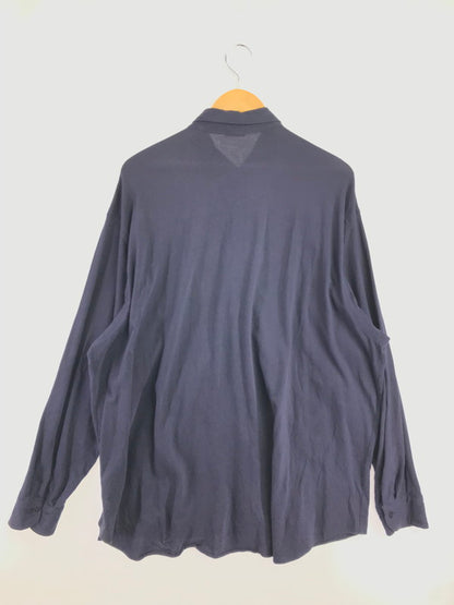 【中古品】【メンズ】 COMOLI コモリ 24SS JERSEY COMOLI SHIRT Z01－05015 ジャージー コモリ シャツ 140-260522-rt-17-tagh サイズ：2 カラー：ネイビー 万代Net店