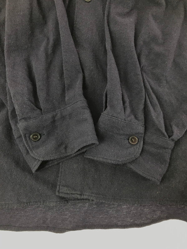 【中古品】【メンズ】 COMOLI コモリ 24SS JERSEY COMOLI SHIRT Z01－05015 ジャージー コモリ シャツ 140-260522-rt-17-tagh サイズ：2 カラー：ネイビー 万代Net店