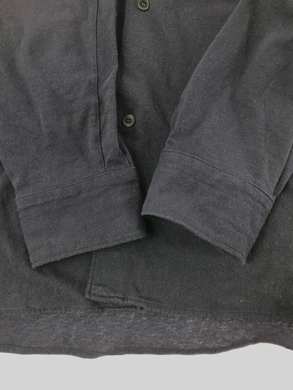 【中古品】【メンズ】 COMOLI コモリ 24SS JERSEY COMOLI SHIRT Z01－05015 ジャージー コモリ シャツ 140-260522-rt-17-tagh サイズ：2 カラー：ネイビー 万代Net店
