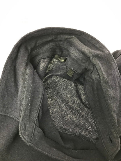 【中古品】【メンズ】 COMOLI コモリ 24SS JERSEY COMOLI SHIRT Z01－05015 ジャージー コモリ シャツ 140-260522-rt-17-tagh サイズ：2 カラー：ネイビー 万代Net店