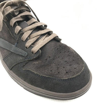 【中古品】【メンズ】 NIKE ナイキ × TRAVIS SCOTT トラヴィス スコット コラボ AIR JORDAN 1 LOW OG SP VELVET DM7866-202 スニーカー 靴 160-250926-rt-02-tag サイズ：27ccm US 9 カラー：ベルベットブラウン アンド ダークモカ 万代Net店