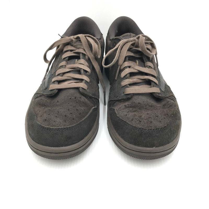【中古品】【メンズ】 NIKE ナイキ × TRAVIS SCOTT トラヴィス スコット コラボ AIR JORDAN 1 LOW OG SP VELVET DM7866-202 スニーカー 靴 160-250926-rt-02-tag サイズ：27ccm US 9 カラー：ベルベットブラウン アンド ダークモカ 万代Net店