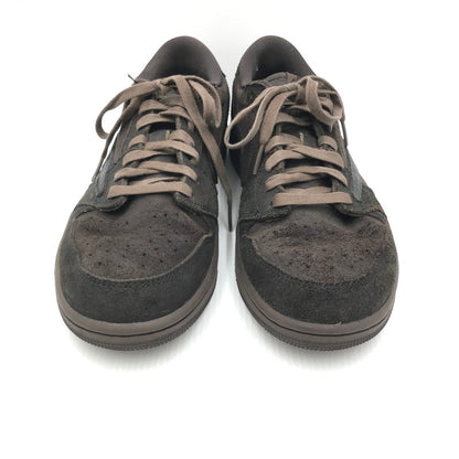 【中古品】【メンズ】 NIKE ナイキ × TRAVIS SCOTT トラヴィス スコット コラボ AIR JORDAN 1 LOW OG SP VELVET DM7866-202 スニーカー 靴 160-250926-rt-02-tag サイズ：27ccm US 9 カラー：ベルベットブラウン アンド ダークモカ 万代Net店