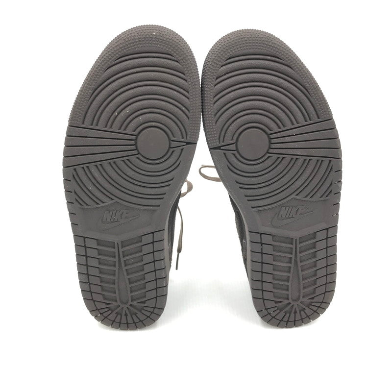【中古品】【メンズ】 NIKE ナイキ × TRAVIS SCOTT トラヴィス スコット コラボ AIR JORDAN 1 LOW OG SP VELVET DM7866-202 スニーカー 靴 160-250926-rt-02-tag サイズ：27ccm US 9 カラー：ベルベットブラウン アンド ダークモカ 万代Net店