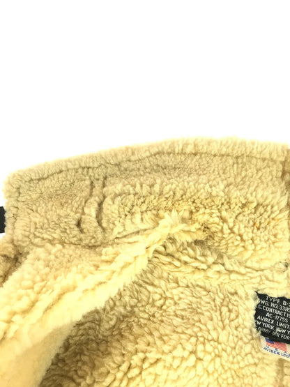 【現状渡し品】【メンズ】 AVIREX アヴィレックス B-3 MOUTON FLIGHT JACKET 33H5595 ムートン フライト ジャケット アウター 146-251005-rt-09-tag サイズ：42 カラー：ブラウン 万代Net店